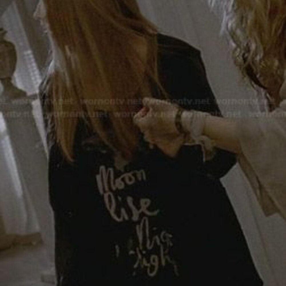 Zoe Benson "Moon Rise Night Flight" Free People Waterfall Tank